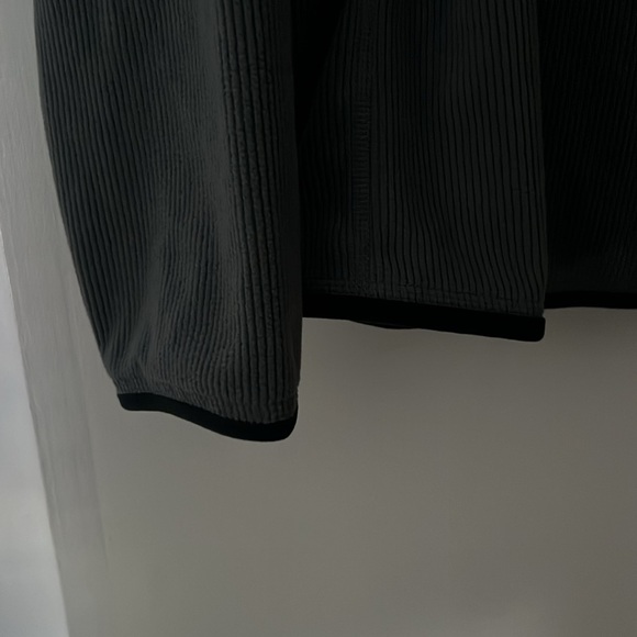 NWT Eddie Bauer Men's Dark Grey Stretch Fleece Jacket Large - Picture 6 of 15